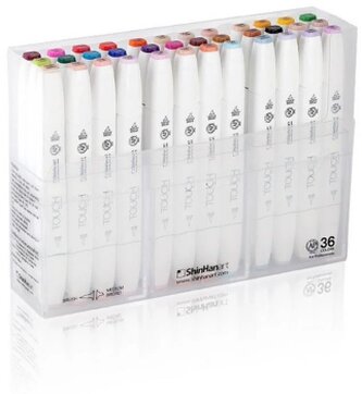 TOUCH Twin Brush Marker 36ks, základní