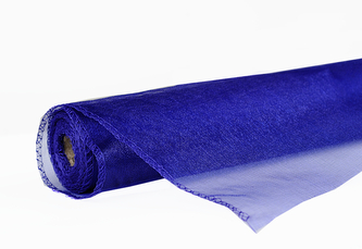 Organza SNOW 36cm x 9,1m TM. MODRÁ