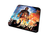 Podtácek Iron Maiden – Wicker Man, 9.5 × 9.5 cm