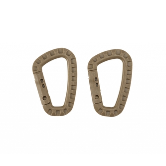 Karabiny taktické Brandit Carabiner 2 ks - coyote