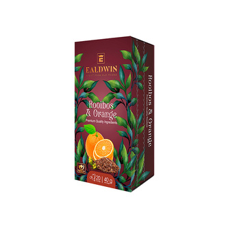 Ealdwin Rooibos & Orange, bylinný čaj (20 sáčků) Ealdwin Rooibos & Orange, bylinný čaj (20 sáčků)