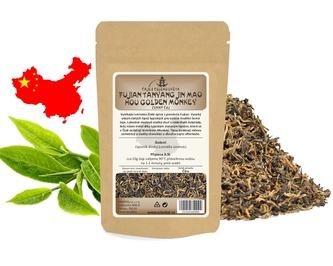 Černý čaj China Fujian Tanyang Jin Mao Hou Golden Monkey 100 g Černý čaj China Fujian Tanyang Jin Mao Hou Golden Monkey 100 g