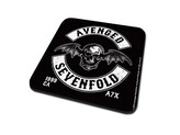 Podtácek Avenged Sevenfold - Deathbat Crest, 9.5 × 9.5 cm
