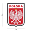Gumová nášivka 101 Inc znak Polsko - barevná