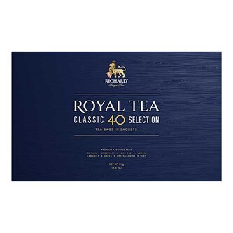 Richard Royal Tea Classic Selection, sada čajů (40 sáčků) Richard Royal Tea Classic Selection, sada čajů (40 sáčků)