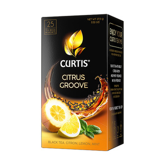 Curtis Citrus Groove, černý čaj (25 sáčků)