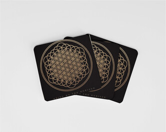 Podtácek Bring Me The Horizon - Flower, 9.5 × 9.5 cm