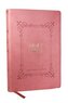 KJV Holy Bible: Large Print with 53,000 Center-Column Cross References, Pink Leathersoft, Red Letter, Comfort Print: King James
