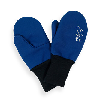 Palcové rukavice softshell Sapphire blue; Barva: modrá; Velikost: 1 - 2 roky