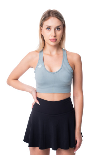 BrainMax dámský top s vykrojením, modrý