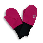 Palcové rukavice softshell Raspberry pink; Barva: malinová; Velikost: 5 - 7 let