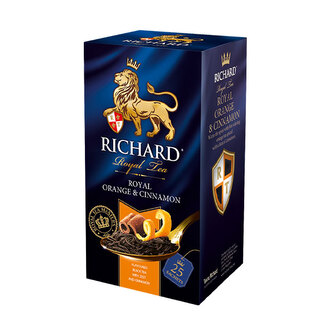 Richard Royal Orange & Cinnamon, černý čaj (25 sáčků) Richard Royal Orange & Cinnamon, černý čaj (25 sáčků)