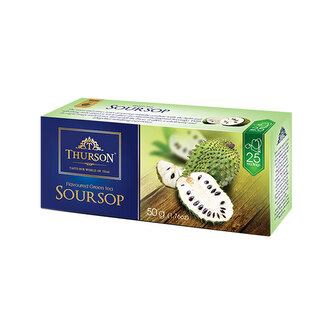 Thurson Soursop, zelený čaj (25 sáčků) Thurson Soursop, zelený čaj (25 sáčků)