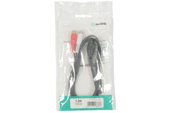 AV:link kabel 5-pin DIN samec - 2x RCA samice, 1.2m