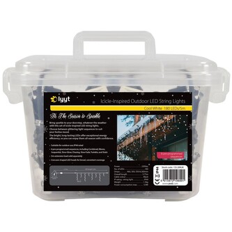 Lyyt 180ILCON-CW venkovní světelný řetěz, 180x LED Lyyt 180ILCON-CW venkovní světelný řetěz, 180x LED