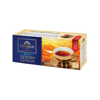 Thurson Golden Ceylon, černý čaj (25 sáčků) Thurson Golden Ceylon, černý čaj (25 sáčků)