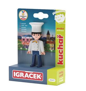 Igráček Kuchař - figurka s příslušenstvím Igráček Kuchař - figurka s příslušenstvím