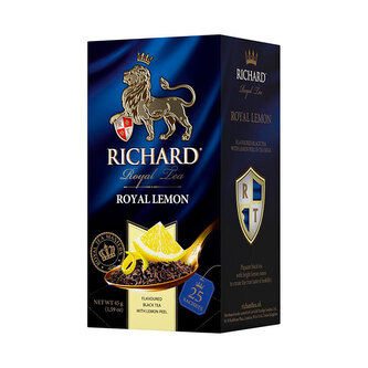 Richard Royal Lemon, černý čaj (25 sáčků) Richard Royal Lemon, černý čaj (25 sáčků)