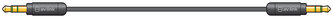 AV:link Precision kabel Jack 3.5mm stereo samec - Jack 3.5mm stereo samec, 0.5m