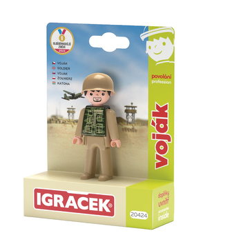 Igráček Voják - figurka s příslušenstvím Igráček Voják - figurka s příslušenstvím