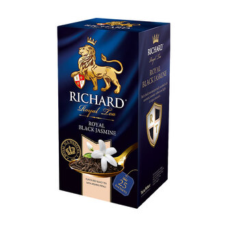 Richard Royal Black Jasmine, černý čaj (25 sáčků) Richard Royal Black Jasmine, černý čaj (25 sáčků)