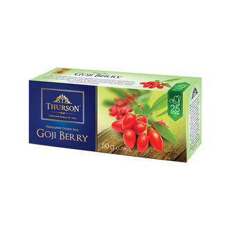 Thurson Goji Berry, zelený čaj (25 sáčků) Thurson Goji Berry, zelený čaj (25 sáčků)