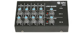 QTX LM82 Kompaktní mikrofonní směšovač, 8 stereo vstupů
