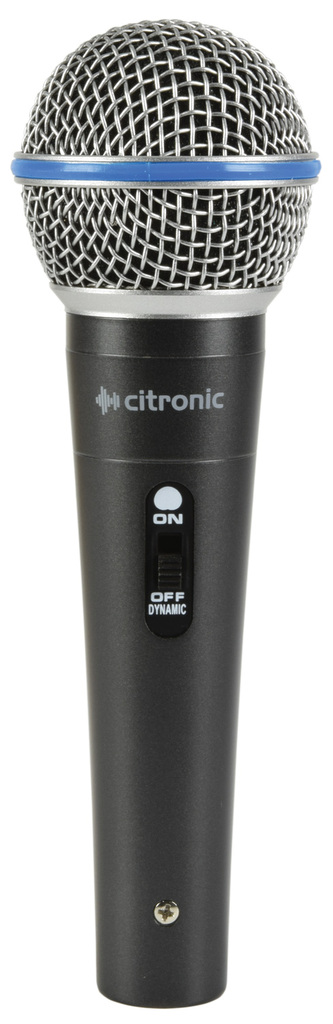Citronic DM15, dynamický mikrofon, kovové tělo