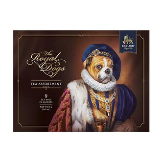 Richard Royal Dogs, kolekce černých čajů (9 sáčků) DMT 7,8/24 - Bulldog Richard Royal Dogs, kolekce černých čajů (9 sáčků) DMT 7,8/24 - Bulldog