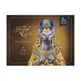 Richard Royal Cats, kolekce černých čajů (9 sáčků) DMT 7,8/2024 - Sphynx Richard Royal Cats, kolekce černých čajů (9 sáčků) DMT 7,8/2024 - Sphynx