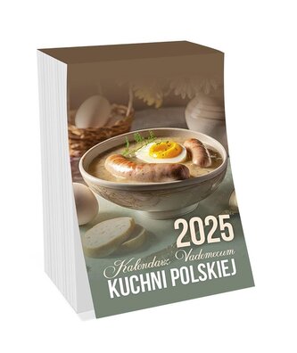 Kalendarz 2025 zdzierak Vademecum kuchni polskiej