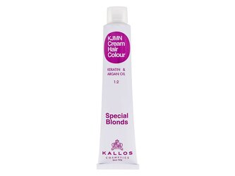 Kallos Cosmetics KJMN Barva na vlasy Cream Hair Colour Keratin & Argan Oil 100 ml 90.02 Violet Blond Special Blonds pro ženy