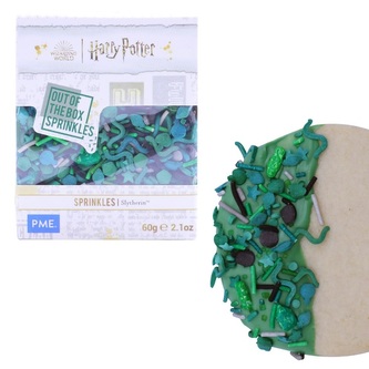 PME Cake Posypky kolejní - Zmijozel, Harry Potter