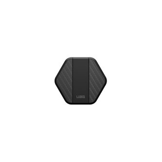 UAG Wireless Charger with kick stand,  black/carbon fiber, BULK