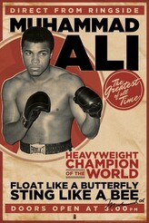 Plakát, Obraz - Muhammad Ali - vintage, 61 × 91.5 cm