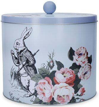 Plechová dóza na sušenky Alice In Wonderland