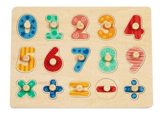 BABU - Dřevěná vkládačka První počítání