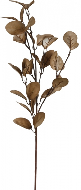 Větev s listy hnědá A 81cm