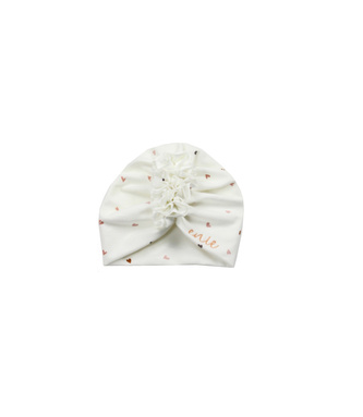 enie baby Turban - dětská čepice 0-3m Hearts
