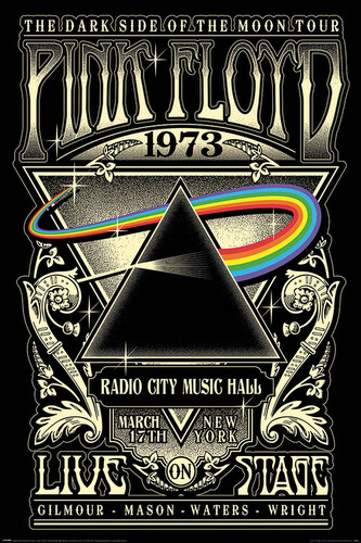 Plakát, Obraz - Pink Floyd - 1973, 61 × 91.5 cm