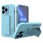 Wozinsky Kickstand Case silikonowe etui z podstawką iPhone 13 jasnoniebieskie