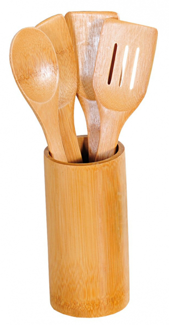 KESPER Set kuchyňského náčiní 5ks bambus kulatý