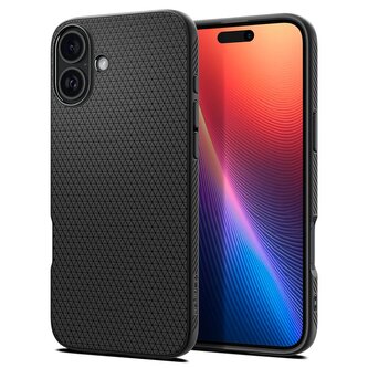 Spigen Liquid Air, matte black - iPhone 6.7" 2024