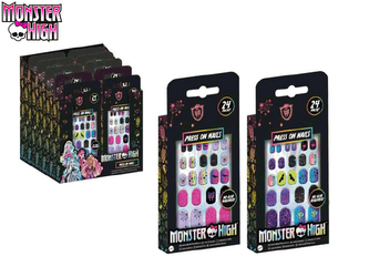 Monster High sada nalepovacích nehtů 2druhy 1 kus