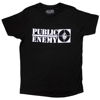 Tričko Public Enemy - Crosshairs Logo, S