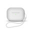 Silikonowe etui do AirPods 1 / AirPods 2 + pasek na nadgarstek smycz - białe