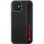 Etui Audi Carbon Fiber Stripe na iPhone 11 / Xr - czarne