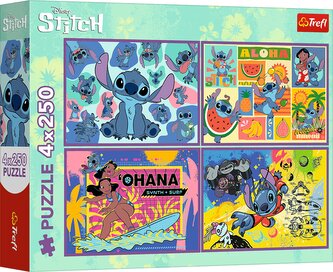 TREFL Puzzle Stitch 4x250 dílků