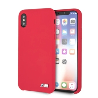 Etui BMW Silicone M Collection na iPhone X / Xs - czerwone