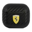 Etui Ferrari On Track PU Carbon na AirPods 3 - czarne